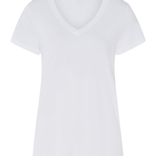 77876 Sleep And Lounge Short Sleeve Shirt - 101 White