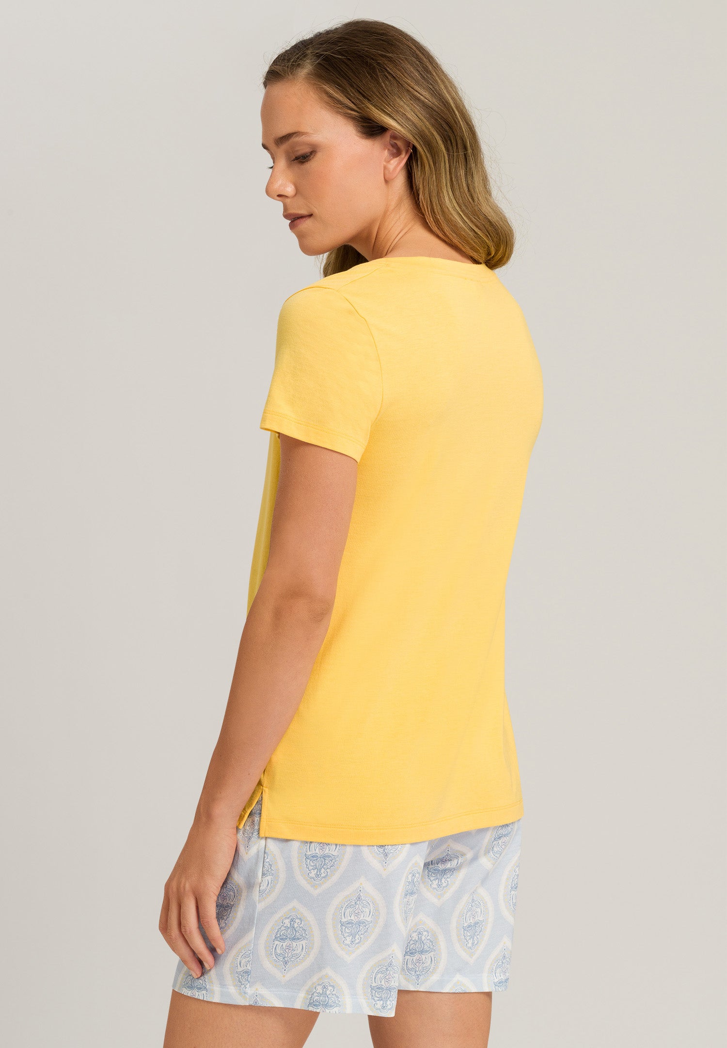 77876 Sleep And Lounge Short Sleeve Shirt - 1247 Sunshine