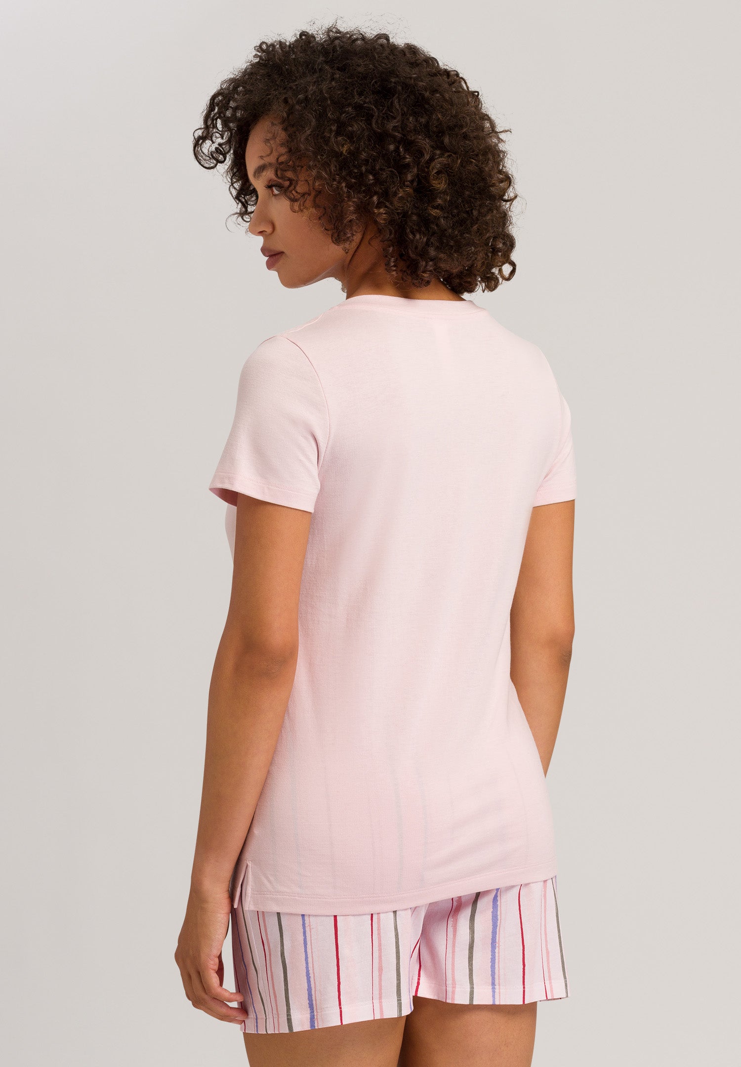 77876 Sleep And Lounge Short Sleeve Shirt - 1378 Pink Whip