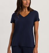 77876 Sleep And Lounge Short Sleeve Shirt - 1610 Deep Navy