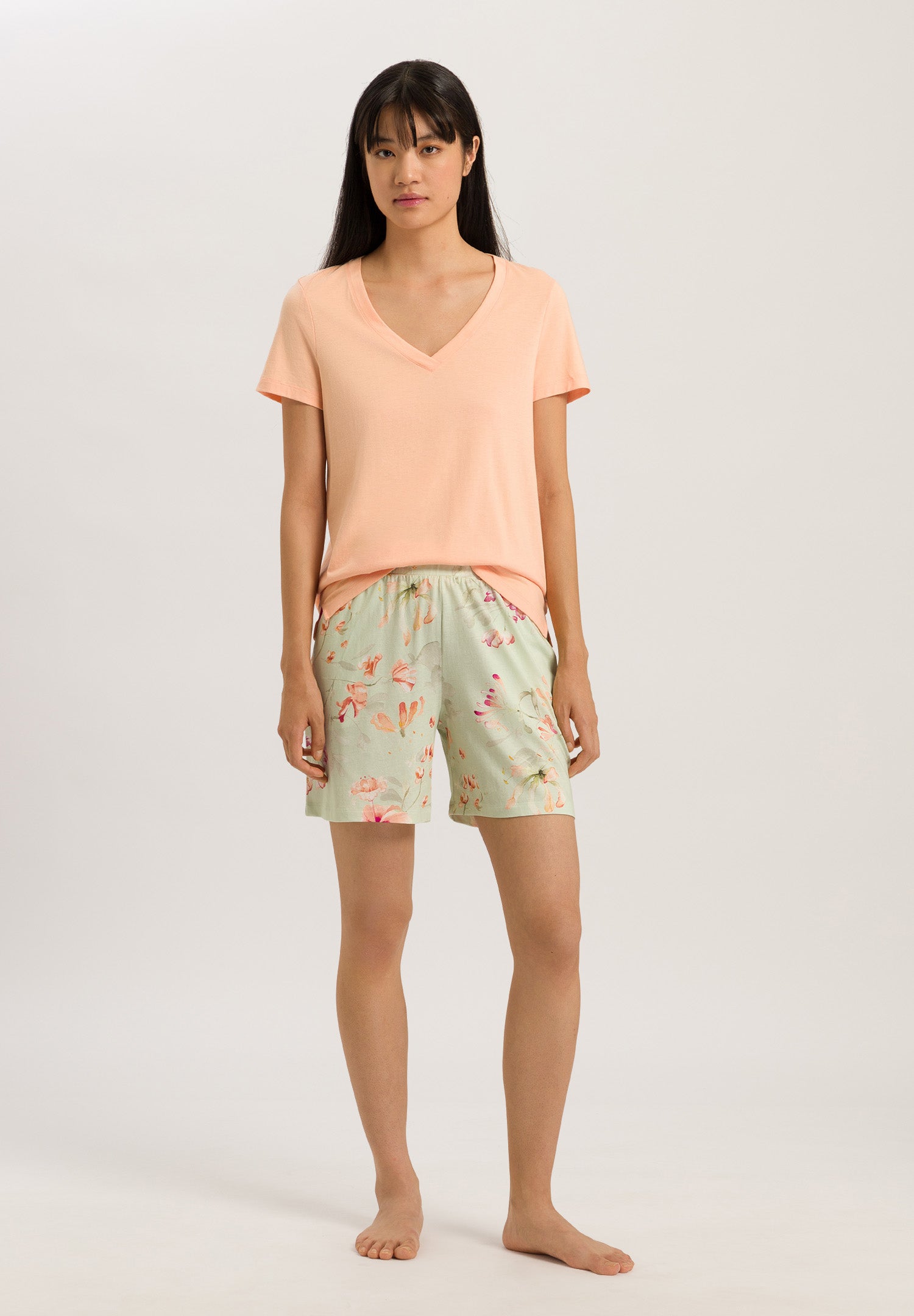 77876 Sleep And Lounge Short Sleeve Shirt - 2274 Peach Nougat