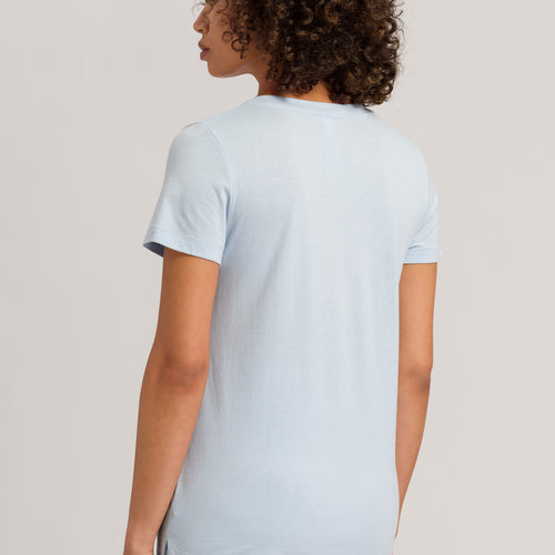 77876 Sleep And Lounge Short Sleeve Shirt - 2518 Misty Blue