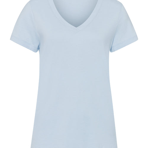 77876 Sleep And Lounge Short Sleeve Shirt - 2518 Misty Blue