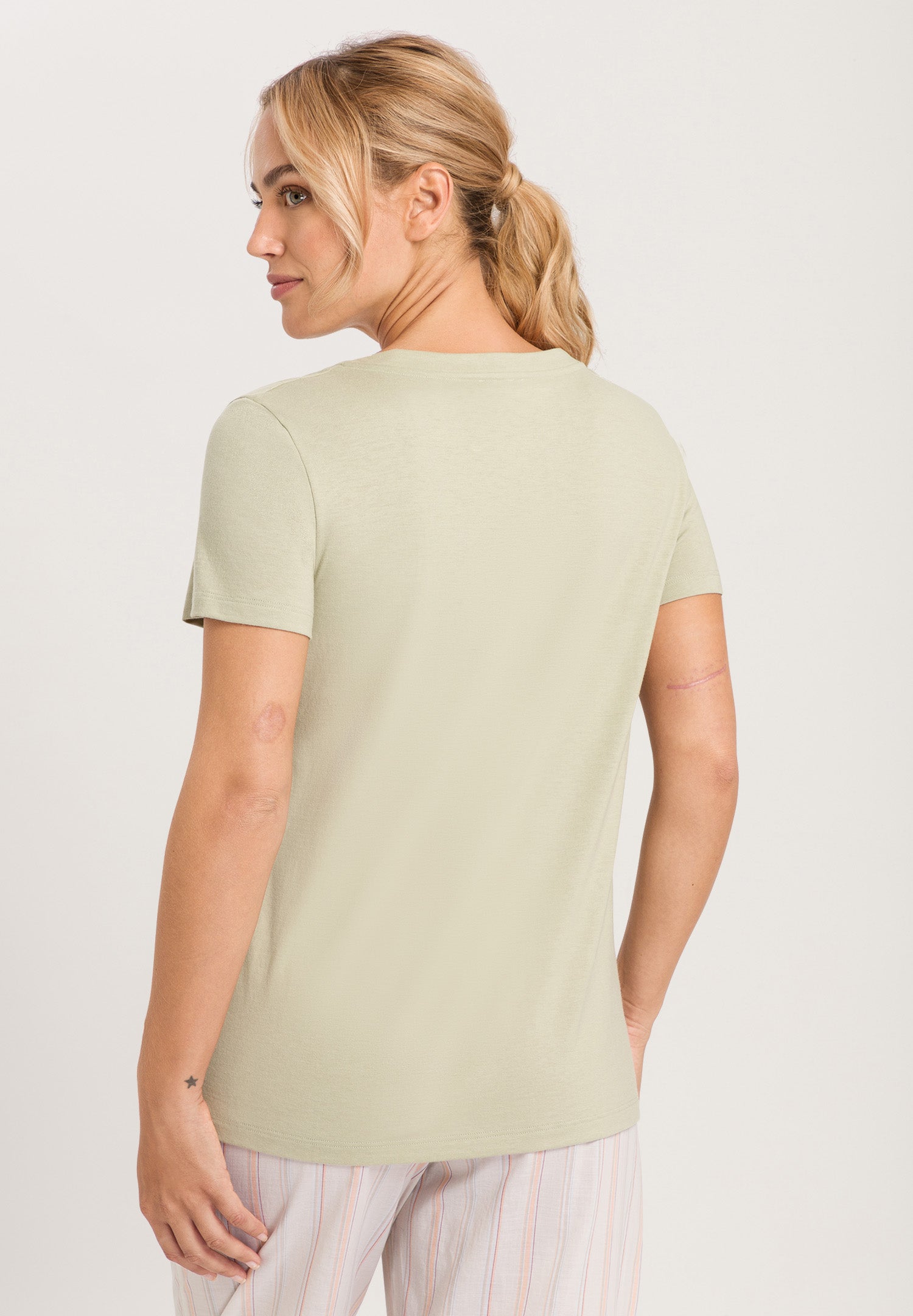 77876 Sleep And Lounge Short Sleeve Shirt - 2720 Moss Green