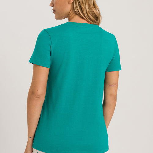 77876 Sleep And Lounge Short Sleeve Shirt - 2730 Peacock