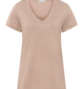 77876 Sleep And Lounge Short Sleeve Shirt - 2819 Mocha