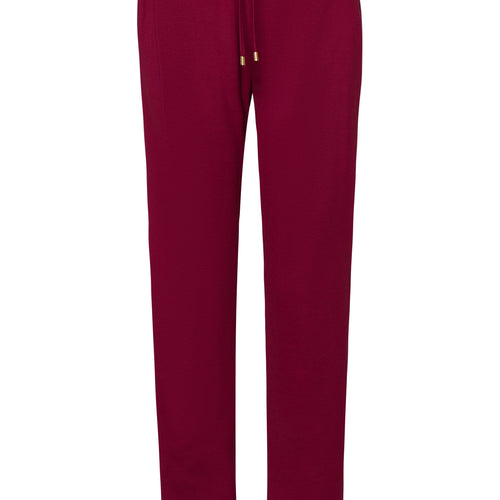 77880 Sleep And Lounge Knit Long Pant - 2459 Burgundy