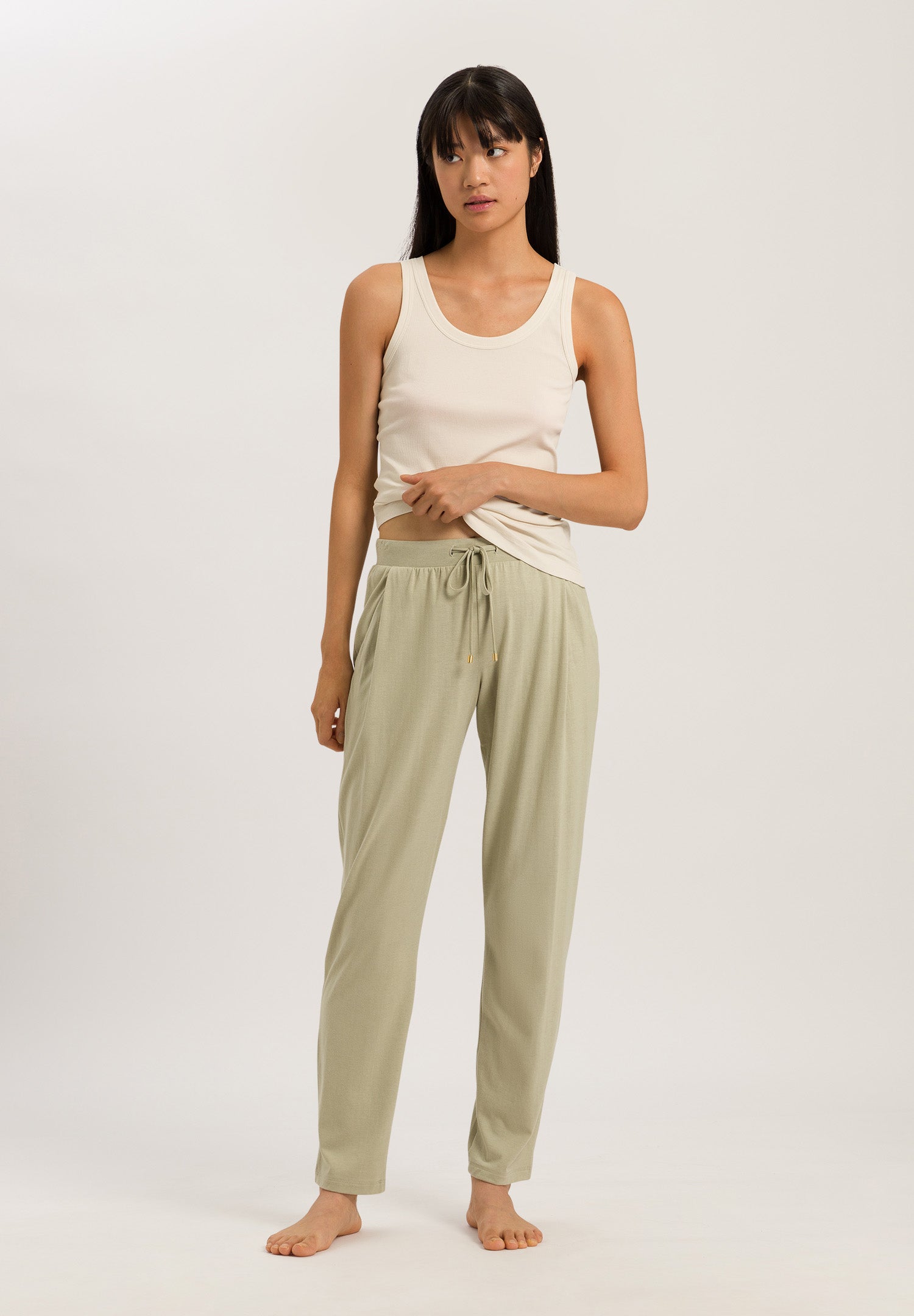 77880 Sleep And Lounge Knit Long Pant - 2720 Moss Green