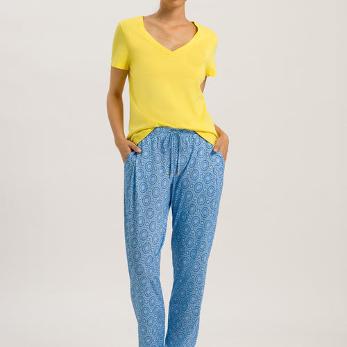 77882 Sleep And Lounge Knit Pants Print - 1268 Sunny Ornaments