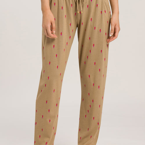 77882 Sleep And Lounge Knit Pants Print - 2957 Vibrant Fireflies