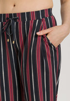 77882 Sleep And Lounge Knit Pants Print - 2984 Marsala Stripe