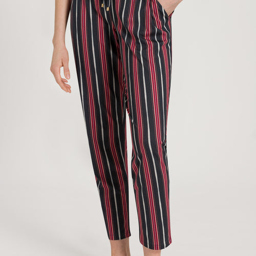 77882 Sleep And Lounge Knit Pants Print - 2984 Marsala Stripe