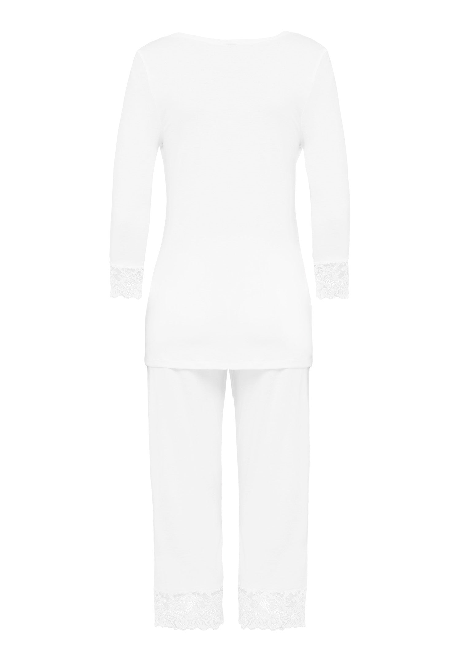 77928 Moments Crop Pajama - 101 White