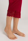 Moments Lace Trim Cotton Pajama Set | Red Dahlia 77928-2418
