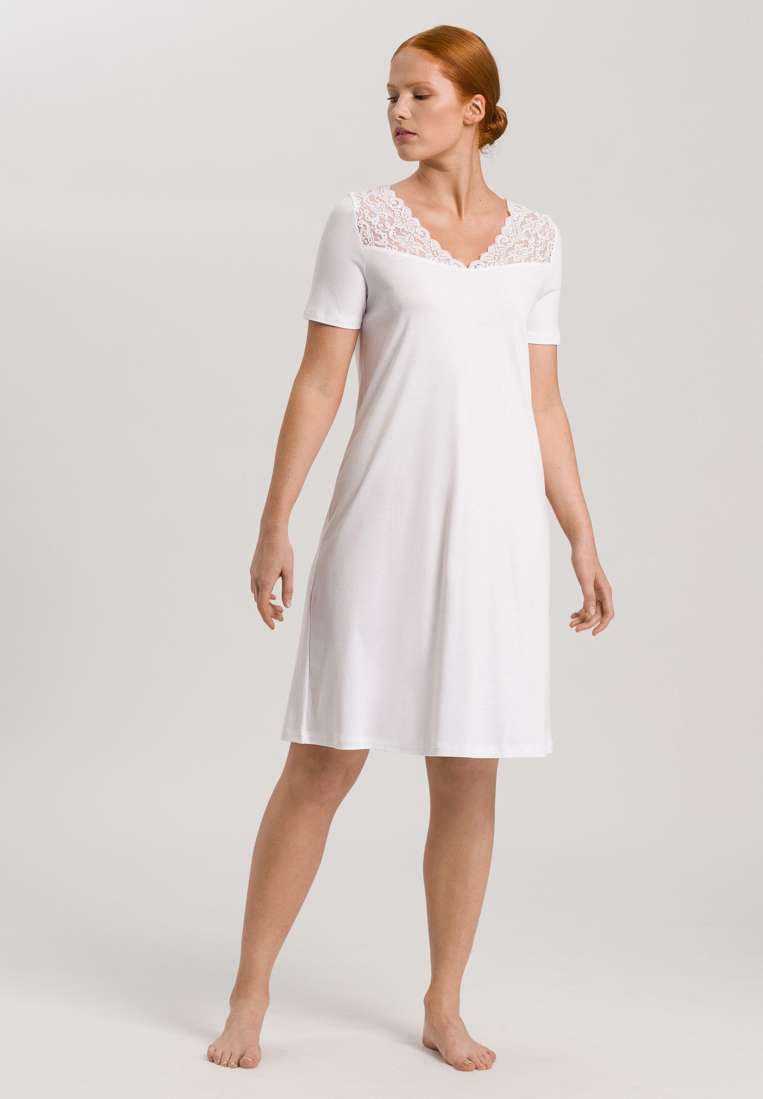 77930 Moments Short Sleeve Nightdress 100cm - 101 White