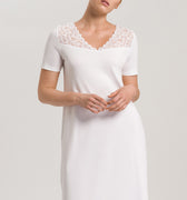 77930 Moments Short Sleeve Nightdress 100cm - 101 White