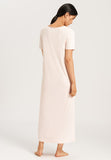 77933 Moments Short Sleeve Long Gown - 1334 Crystal Pink