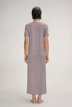 Moments Short Sleeve Long Gown | Stormy Rose 77933-2467
