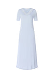 Moments Short Sleeve Long Gown | Blue Dove 77933-2581