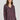 77934 Sleep And Lounge Long Sleeve Button Front Jersey Shirt - 2984 Marsala Stripe