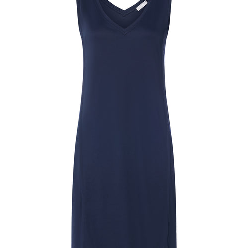 Pure Essence Cotton Tank Nightgown | Deep Navy 77946-1610