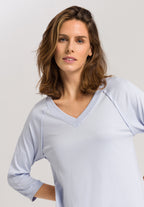 77948 Pure Essence 3/4 Sleeve Gown - 511 Blue Glow