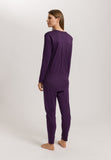 Pure Essence Button Front Soft Cotton Pajama Set | Amethyst 77949-2431