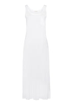 77951 Cotton Deluxe Long Tank Gown - 101 White