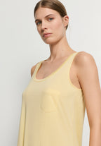 Cotton Deluxe Cotton Tank Nightgown | Vanilla Highlight 77951-2224