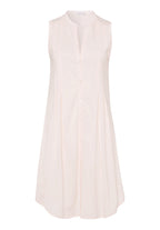 77952 Cotton Deluxe Button Front Tank Gown - 1334 Crystal Pink