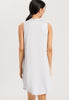77952 Cotton Deluxe Button Front Tank Gown - 511 Blue Glow