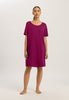 Cotton Deluxe Round Neck Cotton Nightgown | Deep Poppy 77953-2405