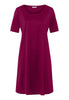 Cotton Deluxe Round Neck Cotton Nightgown | Deep Poppy 77953-2405