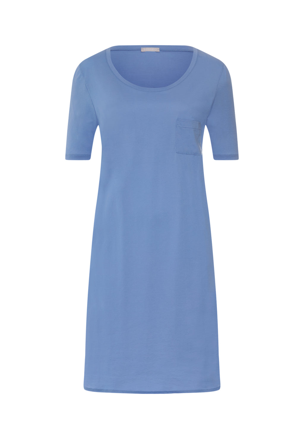 Cotton Deluxe Round Neck Cotton Nightgown | Bluebird 77953-2599