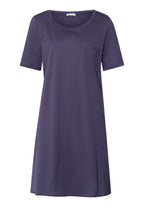 Cotton Deluxe Short Sleeve Bigshirt | Blue Stone 77953-2610