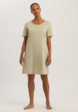 77953 Cotton Deluxe S/Slv Bigshirt - 2720 Moss Green