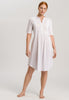 77954 Cotton Deluxe Short Sleeve Button Front Gown - 101 White