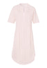 77954 Cotton Deluxe Short Sleeve Button Front Gown - 1334 Crystal Pink