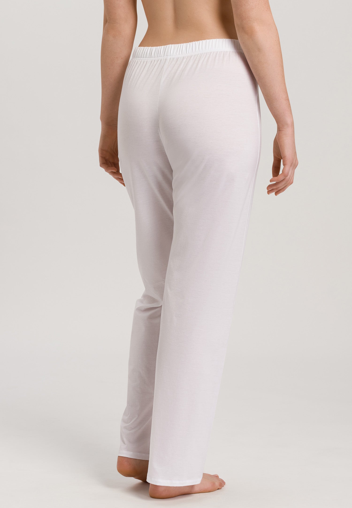 77955 Cotton Deluxe Drawstring Long Pant - 101 White