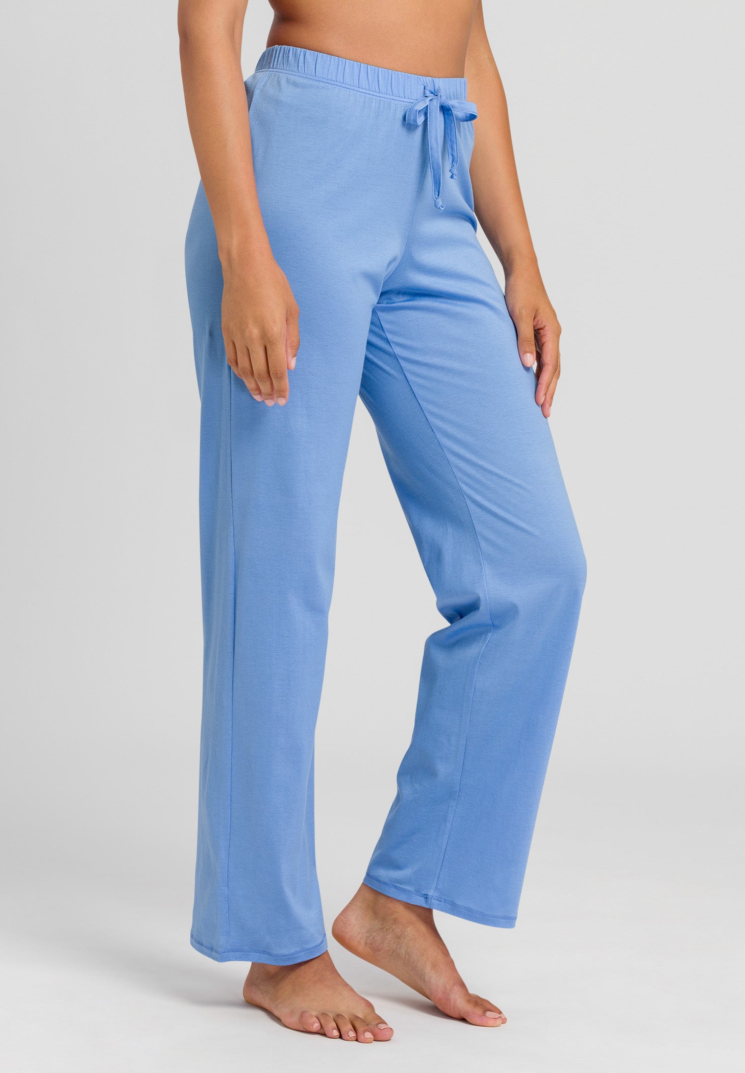 77955 Cotton Deluxe Drawstring Long Pant - 2596 Azurine
