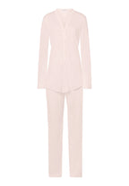 77956 Cotton Deluxe L/Slv Btt Front Pajama - 1334 Crystal Pink