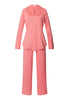 Cotton Deluxe Button Front Pajama Set | Lantana 77956-2347