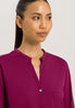 Cotton Deluxe Button Front Cotton Pajama Set   | Deep Poppy 77956-2405