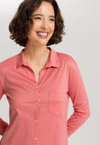 Cotton Deluxe Button Front Cotton Sleep Shirt | Lantana 77958-2347