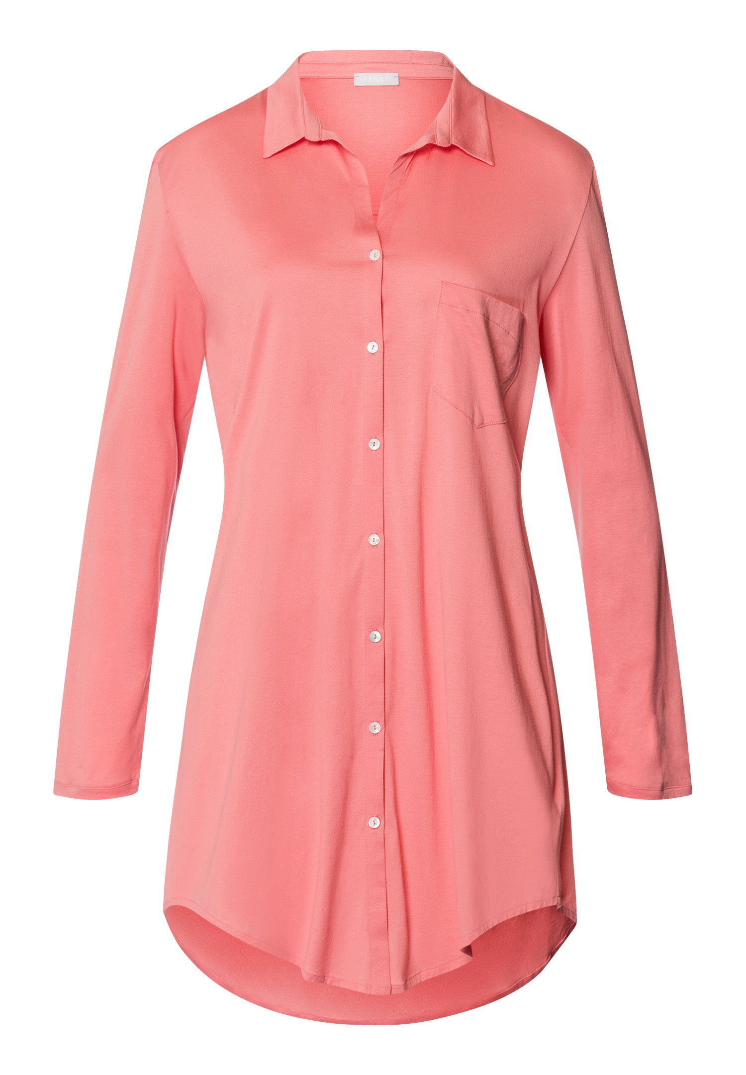 Cotton Deluxe Button Front Cotton Sleep Shirt | Lantana 77958-2347