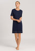 77963 Natural Comfort S/Slv Nightdress - 1610 Deep Navy
