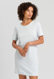 77963 Natural Comfort S/Slv Nightdress - 2507 Cool Blue