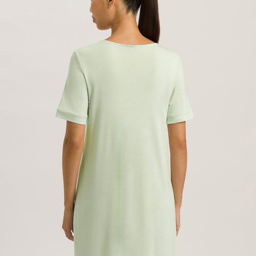 77963 Natural Comfort S/Slv Nightdress - 2706 Green Tea