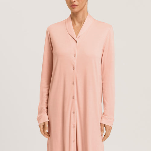 77964 Natural Comfort L/Slv Nightdress - 1359 Blush