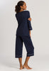 77965 Natural Comfort 3/4 Slv Pajama - 1610 Deep Navy